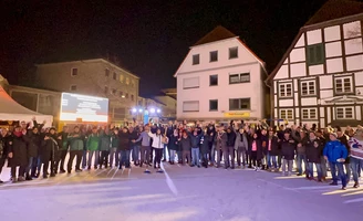 Gruppenbild Finale Eisstockschießen